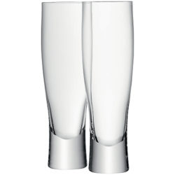 LSA International Bar Collection Lager Glass, Set of 2